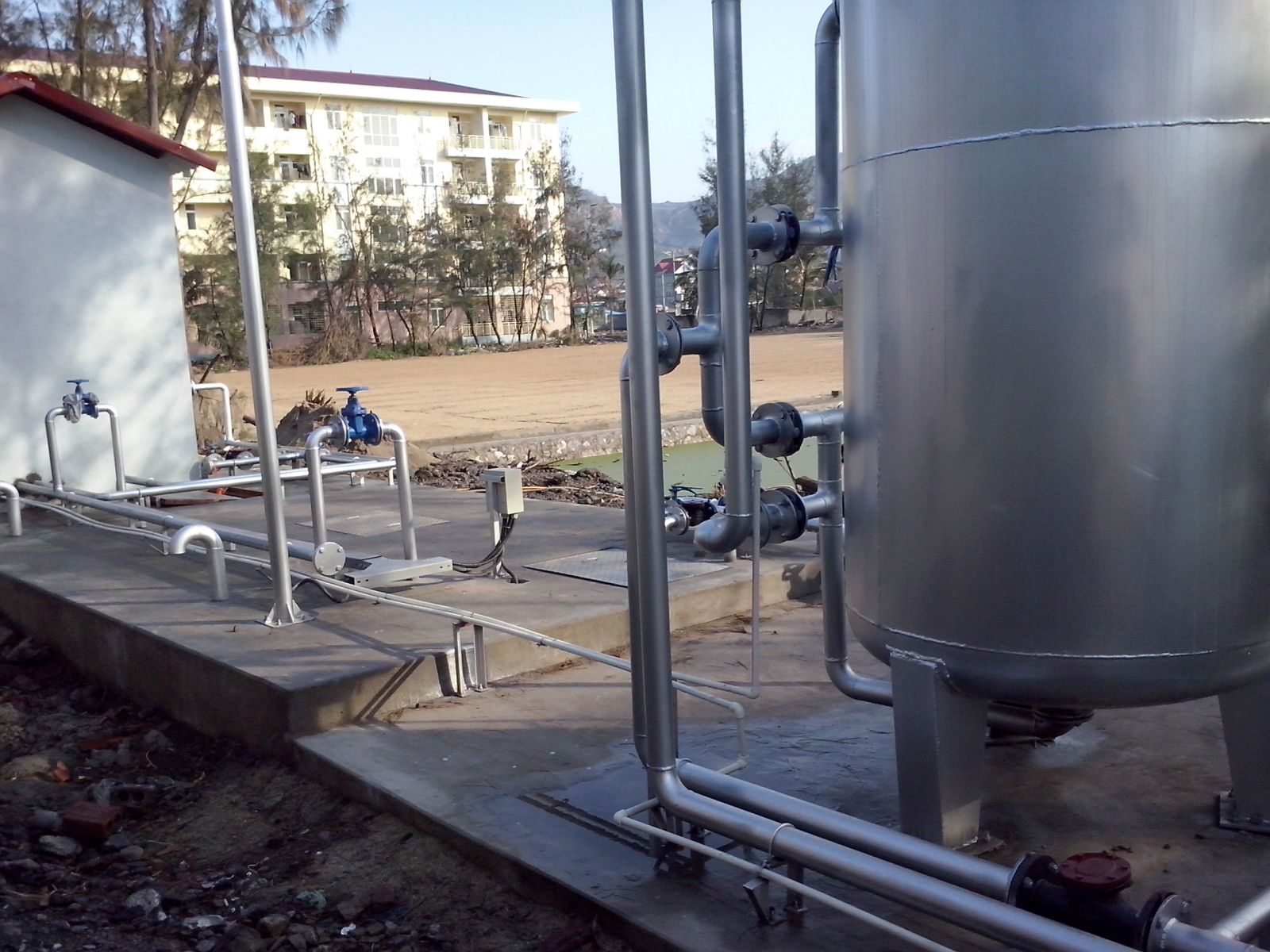 Hệ thống xử lý nước thải sinh hoạt xí nghiệp than Tân Lập
